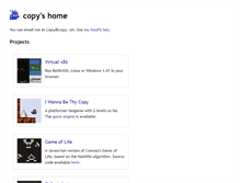 Tablet Screenshot of copy.sh